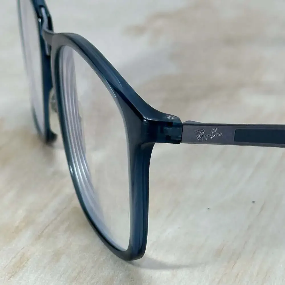 Ray-Ban RB7131 Square Eyeglasses Blue and Clear FRAMES